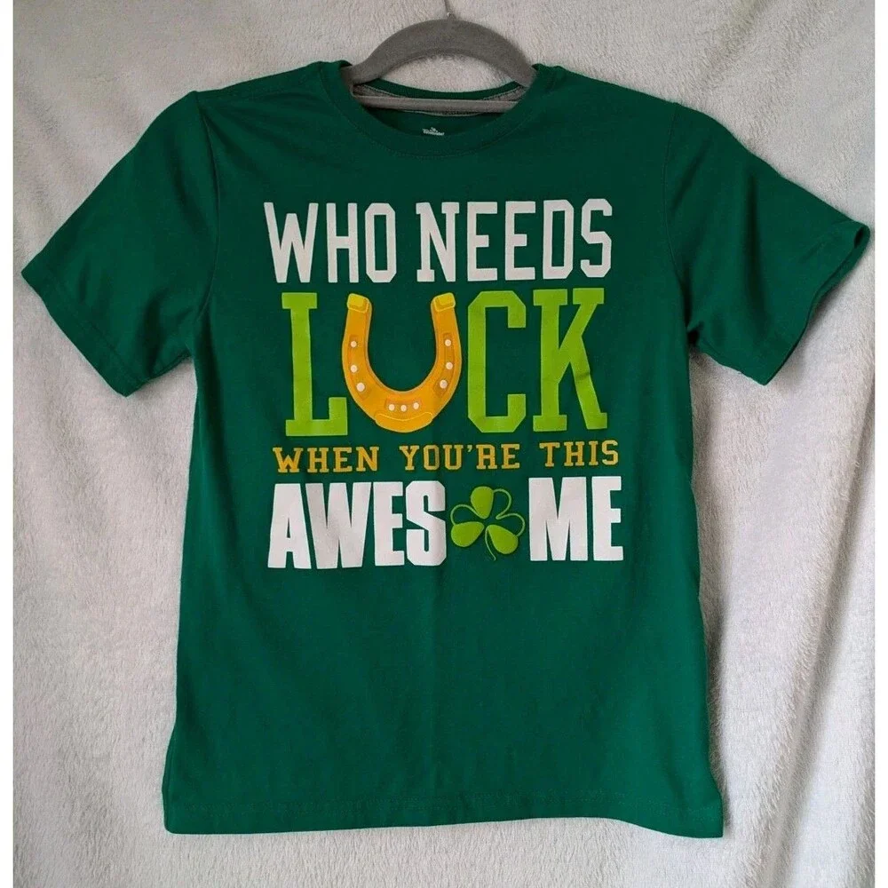 Youth Unisex Way To Celebrate St Patrick's T-shirt - Size Large (10-12)